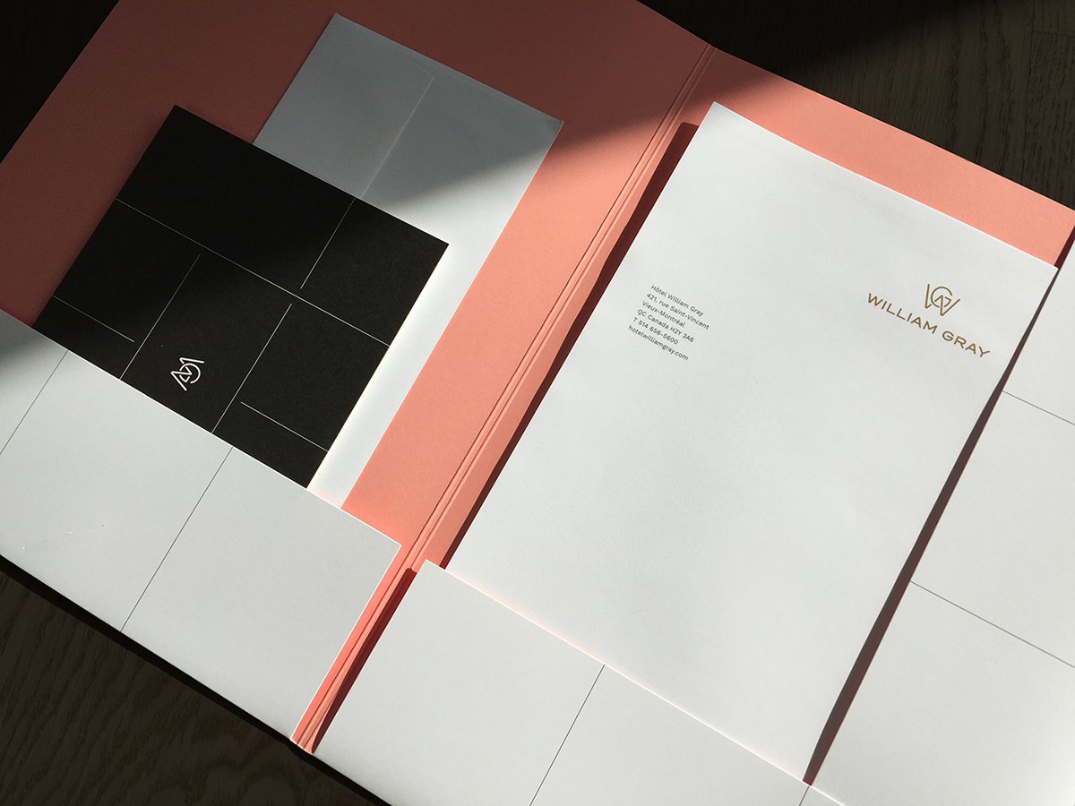 WILLIAM GRAY酒店品牌形象設(shè)計(jì)  信封設(shè)計(jì)