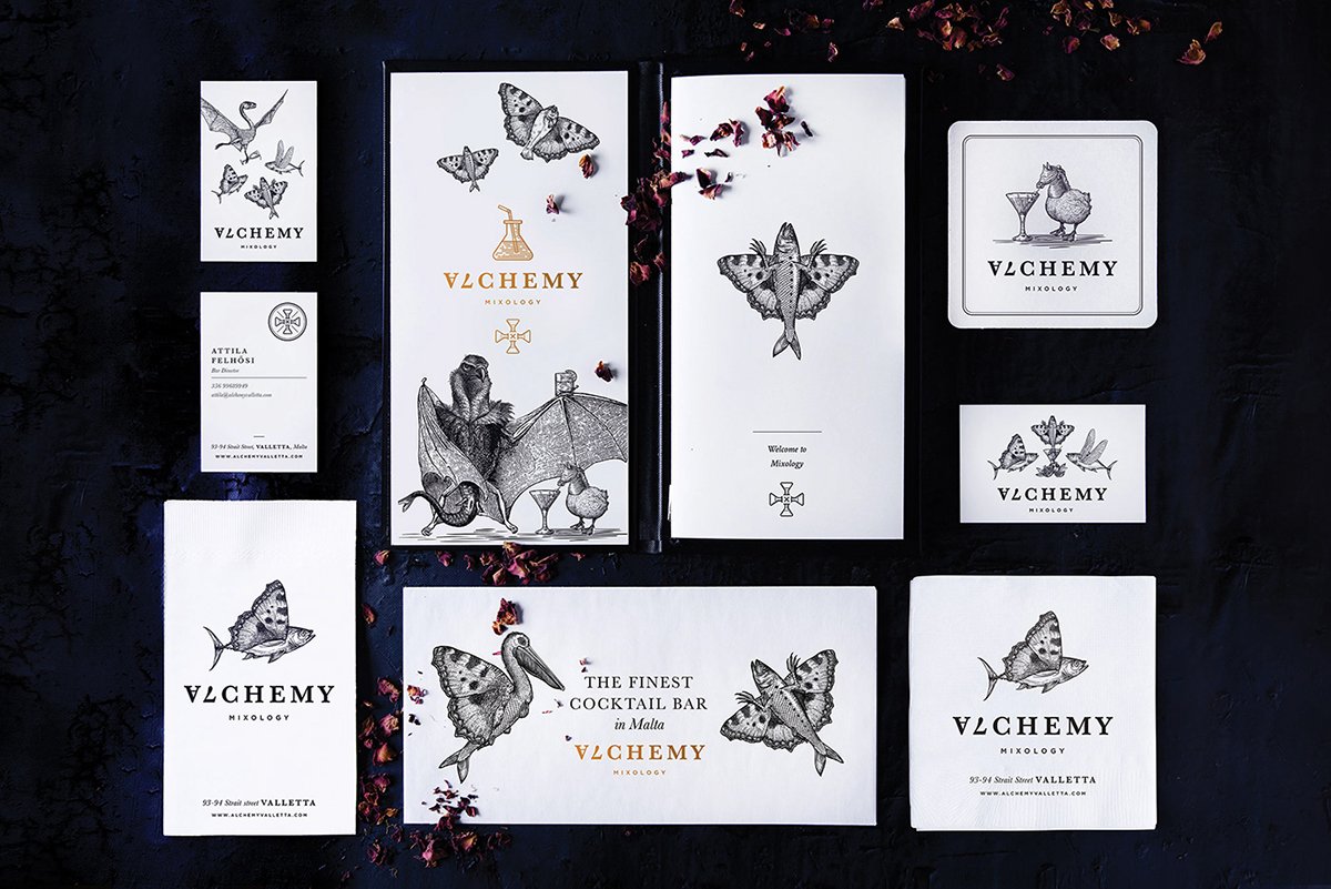 Alchemy Bar雞尾酒酒吧品牌設(shè)計(jì)欣賞,酒吧品牌設(shè)計(jì)，餐飲品牌設(shè)計(jì)，酒吧品牌策劃，酒吧品牌全案策劃，餐飲品牌策劃，深圳品牌設(shè)計(jì)，深圳品牌策劃，深圳品牌全案策劃，深圳品牌形象塑造，深圳包裝設(shè)計(jì)的，左右格局