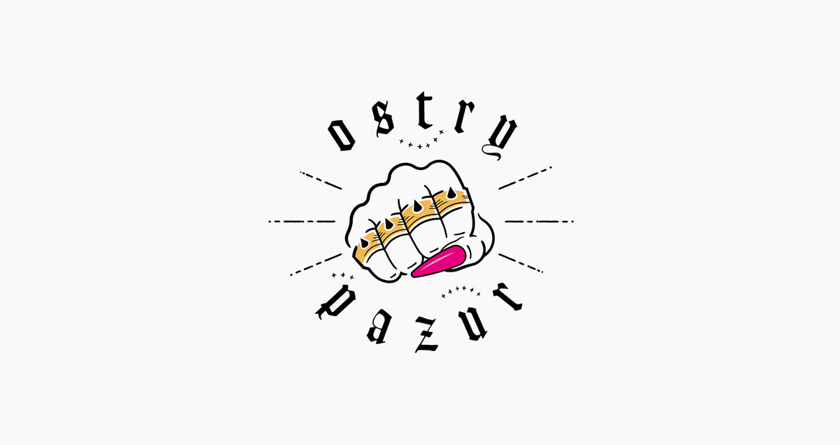 Ostry Pazur美甲中心品牌設(shè)計(jì)案例——“鋒利的爪子”個(gè)性化的品牌形象，品牌設(shè)計(jì)，品牌設(shè)計(jì)案例，美甲品牌設(shè)計(jì)，品牌形象設(shè)計(jì)，深圳品牌設(shè)計(jì)
