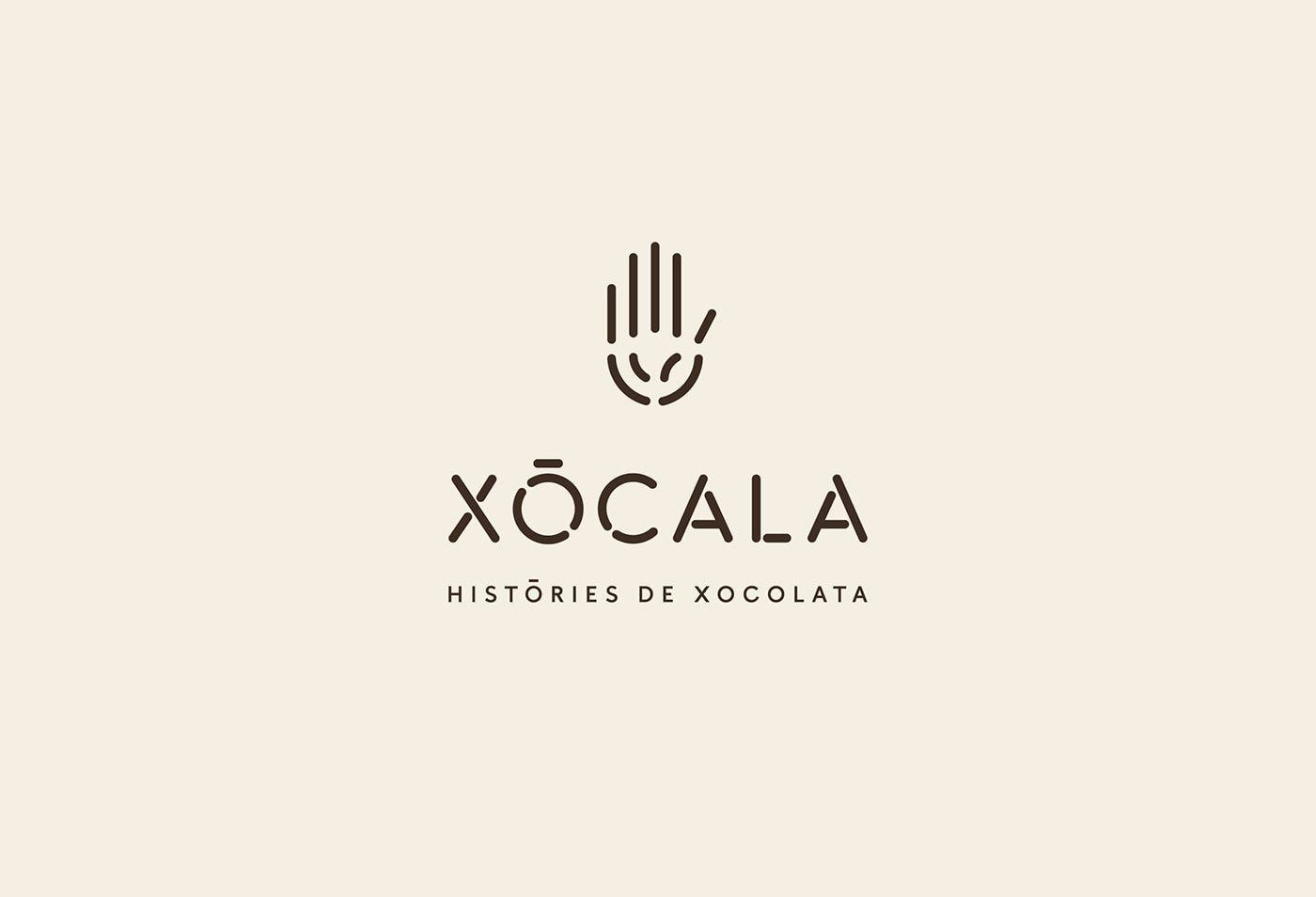 創(chuàng)意食品 Xo?cala 巧克力品牌形象設計案例欣賞，食品品牌設計，品牌設計公司，深圳品牌設計，左右格局