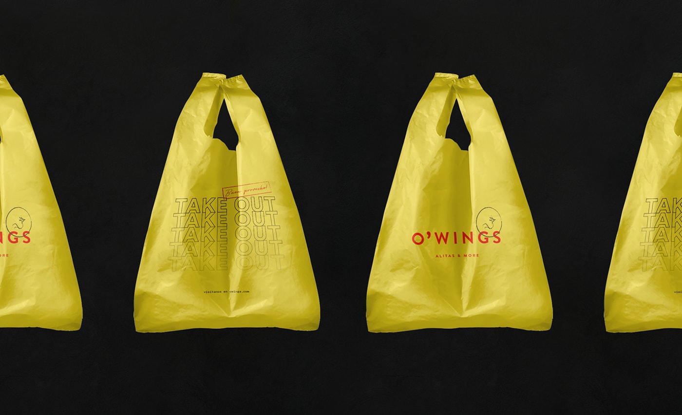 O'Wings 高檔快餐店品牌設計——品牌視覺營銷塑造差異化，餐飲品牌設計，餐飲視覺營銷，品牌設計公司，深圳品牌設計，左右格局