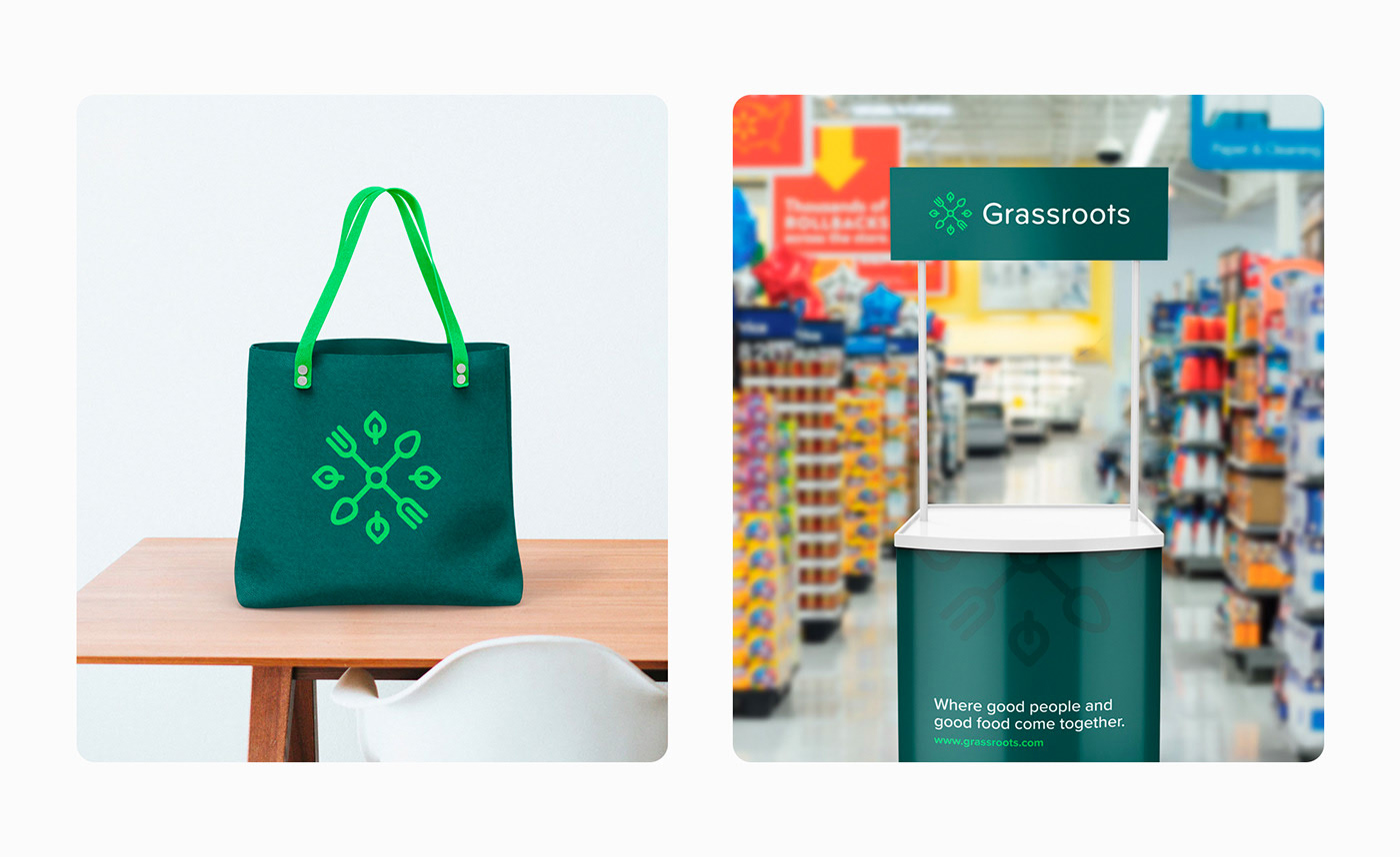 Grassroots 優(yōu)質(zhì)食品企業(yè)品牌形象設(shè)計，食品品牌設(shè)計，食品品牌策劃，深圳品牌設(shè)計，左右格局