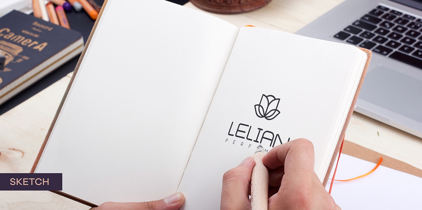 簡約精致 LELIAN 香水奢侈品品牌設(shè)計案例，香水品牌設(shè)計，化妝品品牌設(shè)計，深圳品牌設(shè)計，左右格局